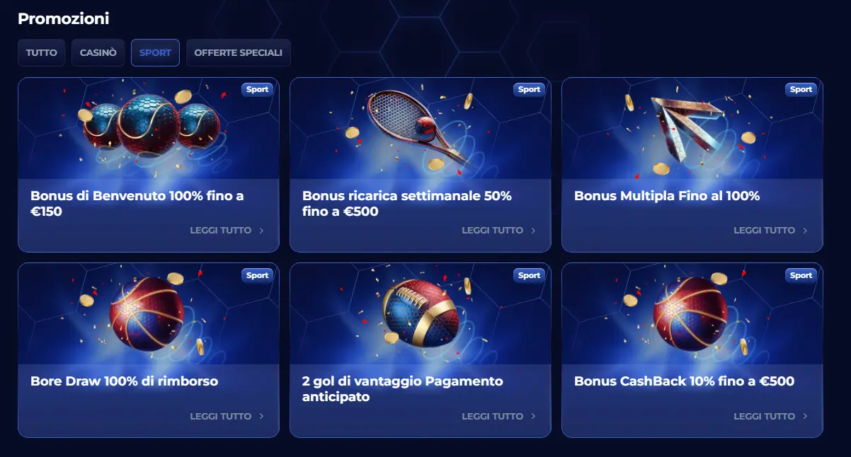 Bonus e promozioni più comuni offerti dai migliori siti non AAMS